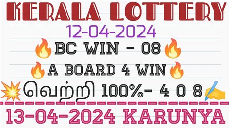 kerala lottery guessing 3 number